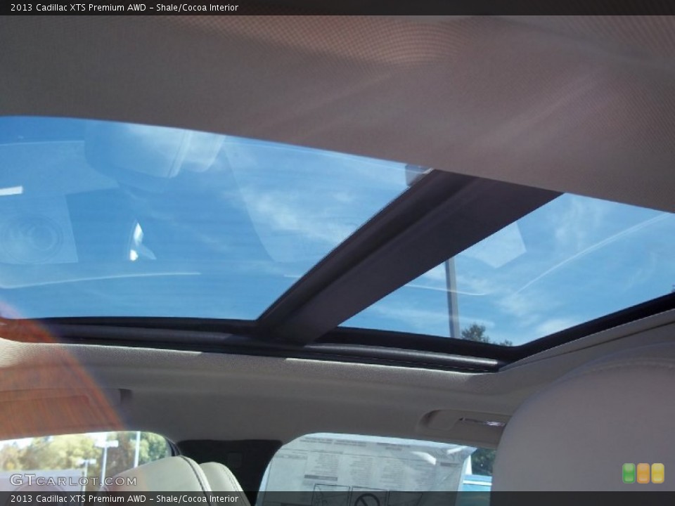 Shale/Cocoa Interior Sunroof for the 2013 Cadillac XTS Premium AWD #71605518
