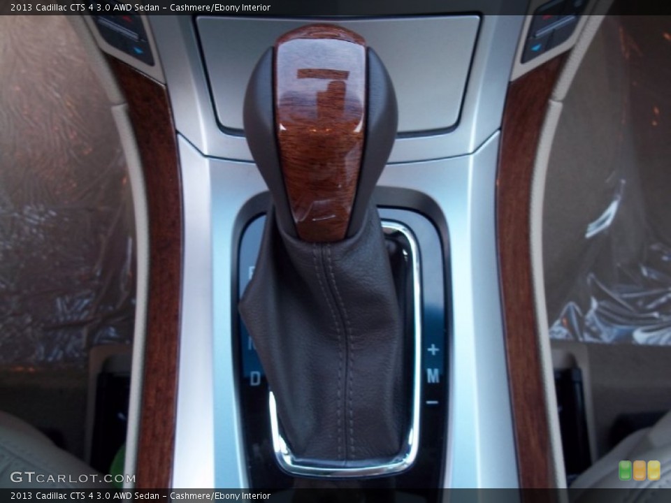 Cashmere/Ebony Interior Transmission for the 2013 Cadillac CTS 4 3.0 AWD Sedan #71605914