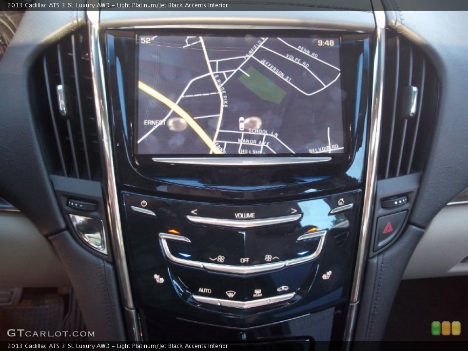 Light Platinum/Jet Black Accents Interior Navigation for the 2013 Cadillac ATS 3.6L Luxury AWD #71606082