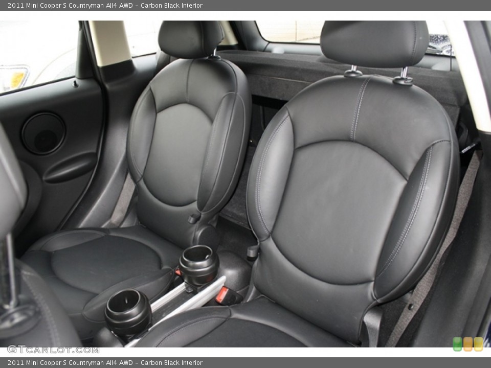 Carbon Black Interior Rear Seat for the 2011 Mini Cooper S Countryman All4 AWD #71606682