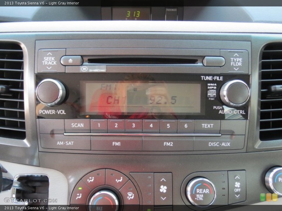 Light Gray Interior Audio System for the 2013 Toyota Sienna V6 #71608026