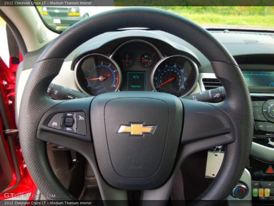 Medium Titanium Interior Steering Wheel for the 2012 Chevrolet Cruze LT #71608281