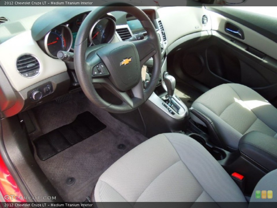 Medium Titanium 2012 Chevrolet Cruze Interiors