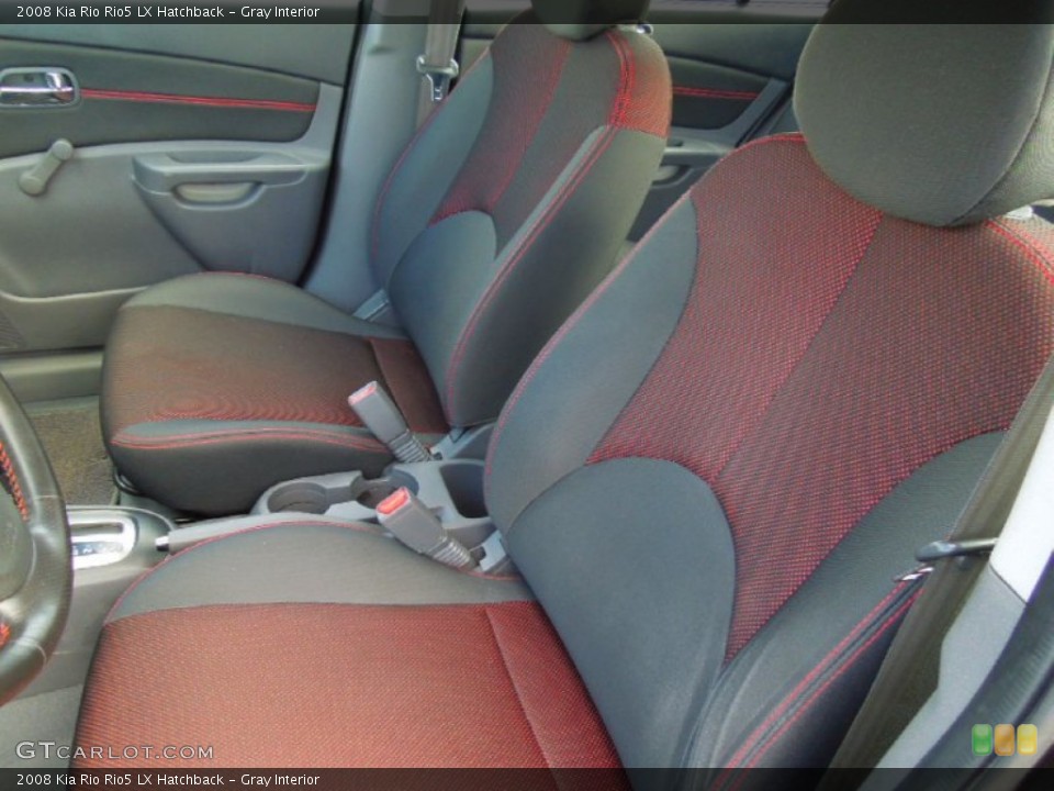 Gray Interior Photo for the 2008 Kia Rio Rio5 LX Hatchback #71609160