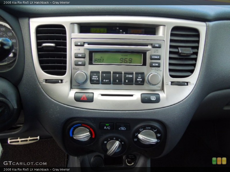 Gray Interior Audio System for the 2008 Kia Rio Rio5 LX Hatchback #71609190