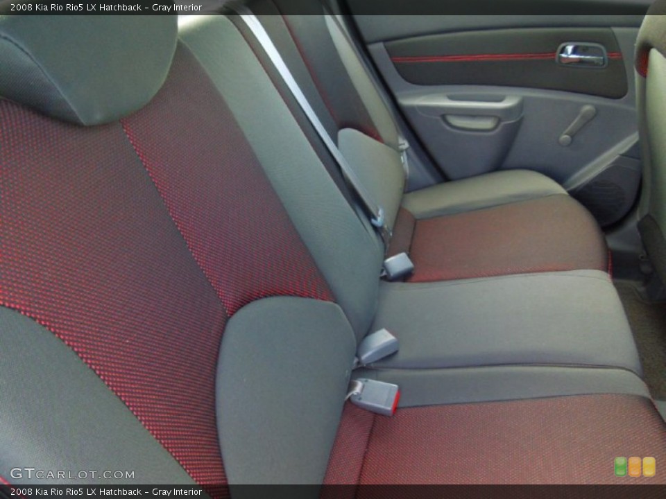 Gray Interior Photo for the 2008 Kia Rio Rio5 LX Hatchback #71609247