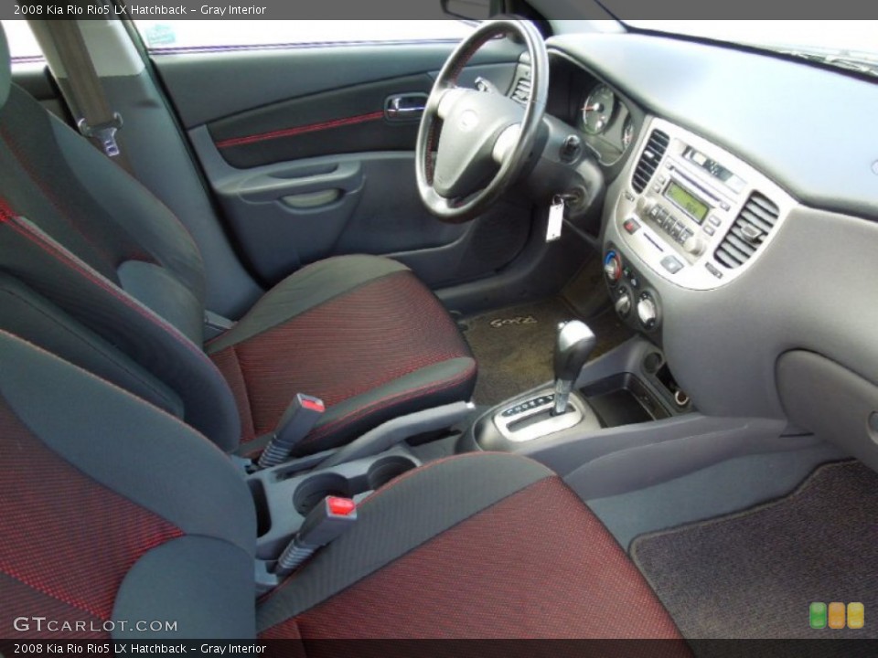 Gray Interior Dashboard for the 2008 Kia Rio Rio5 LX Hatchback #71609262