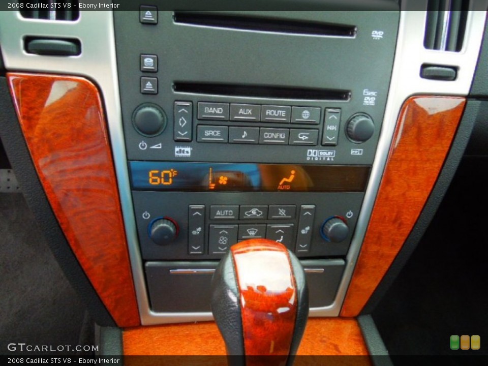 Ebony Interior Controls for the 2008 Cadillac STS V8 #71609421