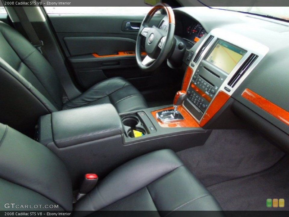 Ebony Interior Photo for the 2008 Cadillac STS V8 #71609518