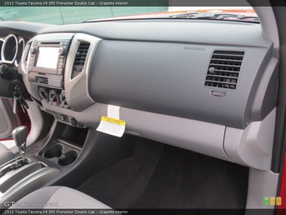Graphite Interior Dashboard for the 2013 Toyota Tacoma V6 SR5 Prerunner Double Cab #71609811