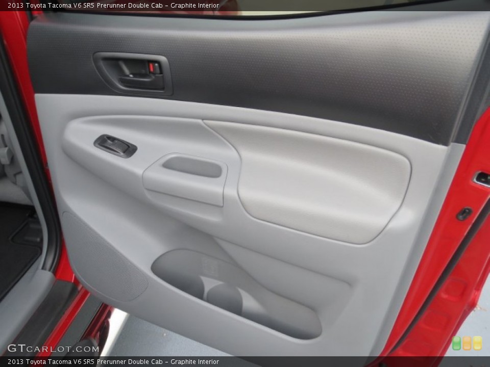 Graphite Interior Door Panel for the 2013 Toyota Tacoma V6 SR5 Prerunner Double Cab #71609829