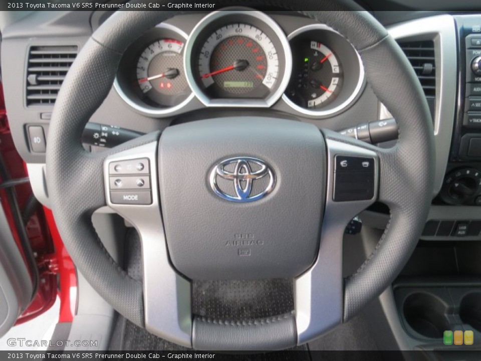 Graphite Interior Steering Wheel for the 2013 Toyota Tacoma V6 SR5 Prerunner Double Cab #71609916