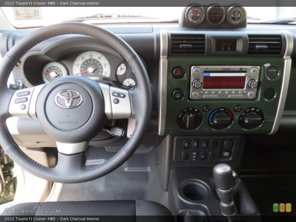 Dark Charcoal Interior Dashboard for the 2013 Toyota FJ Cruiser 4WD #71610468