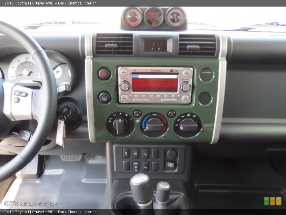 Dark Charcoal Interior Controls for the 2013 Toyota FJ Cruiser 4WD #71610471