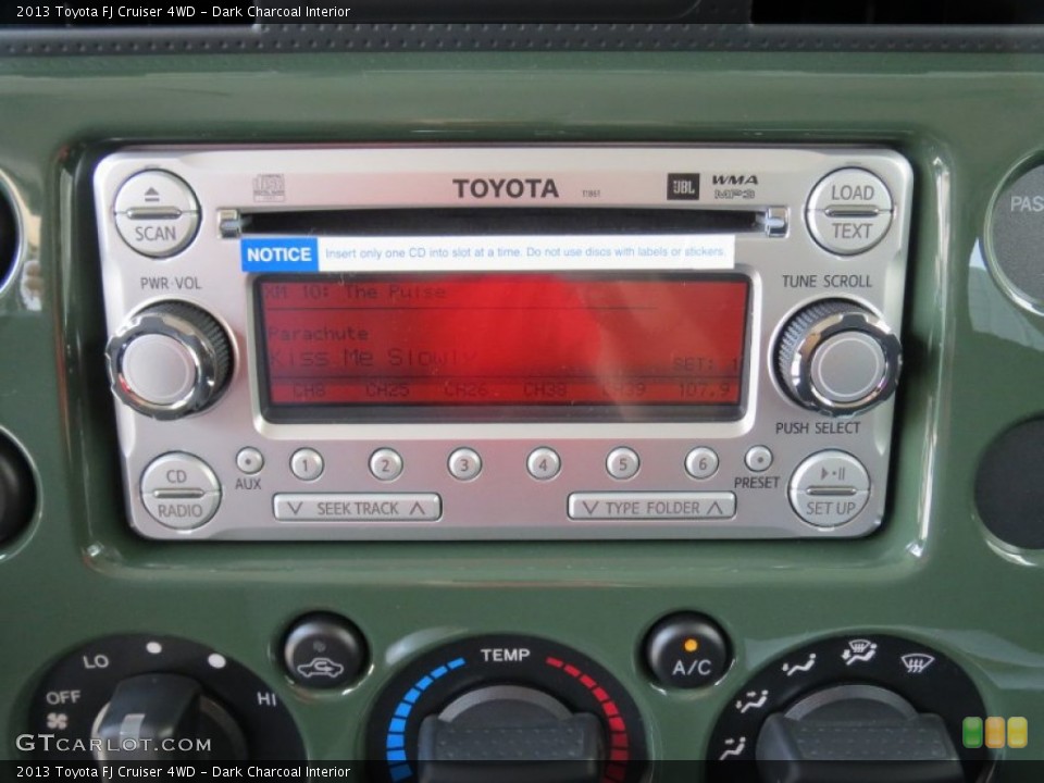 Dark Charcoal Interior Audio System for the 2013 Toyota FJ Cruiser 4WD #71610489