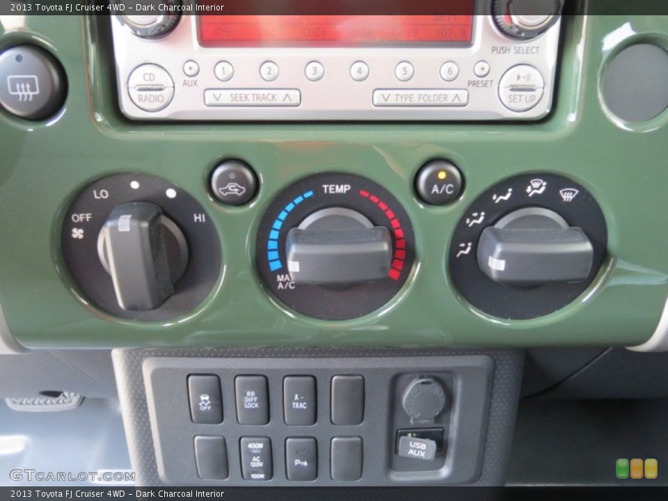 Dark Charcoal Interior Controls for the 2013 Toyota FJ Cruiser 4WD #71610498