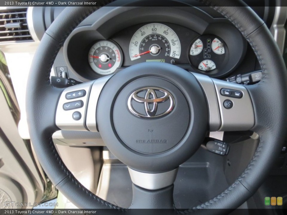 Dark Charcoal Interior Steering Wheel for the 2013 Toyota FJ Cruiser 4WD #71610525