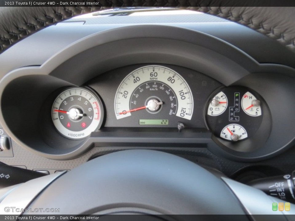 Dark Charcoal Interior Gauges for the 2013 Toyota FJ Cruiser 4WD #71610534