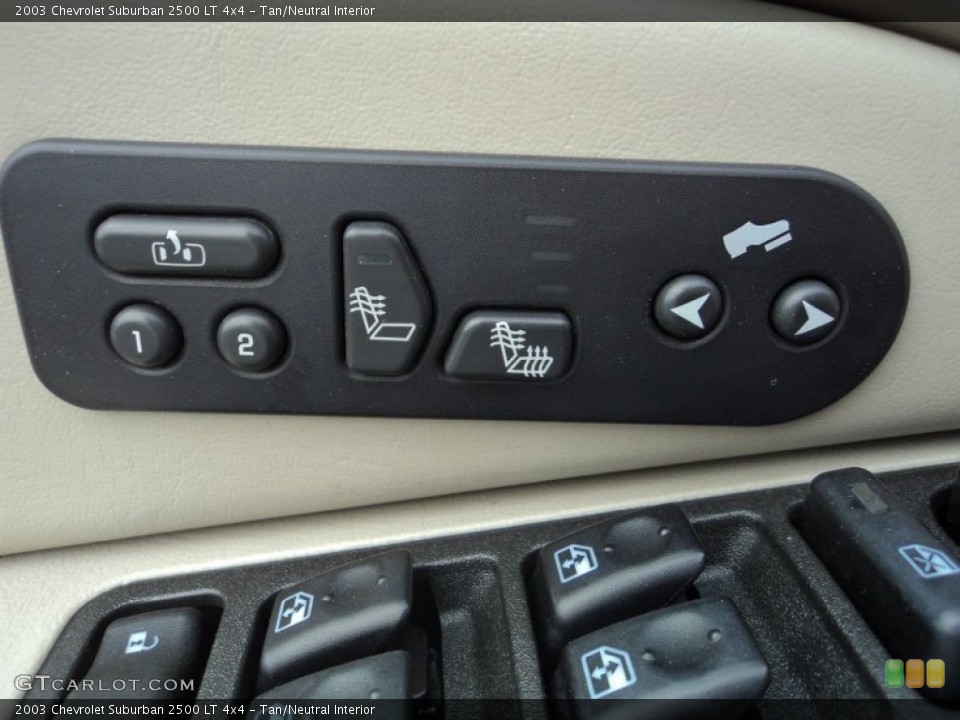 Tan/Neutral Interior Controls for the 2003 Chevrolet Suburban 2500 LT 4x4 #71610961