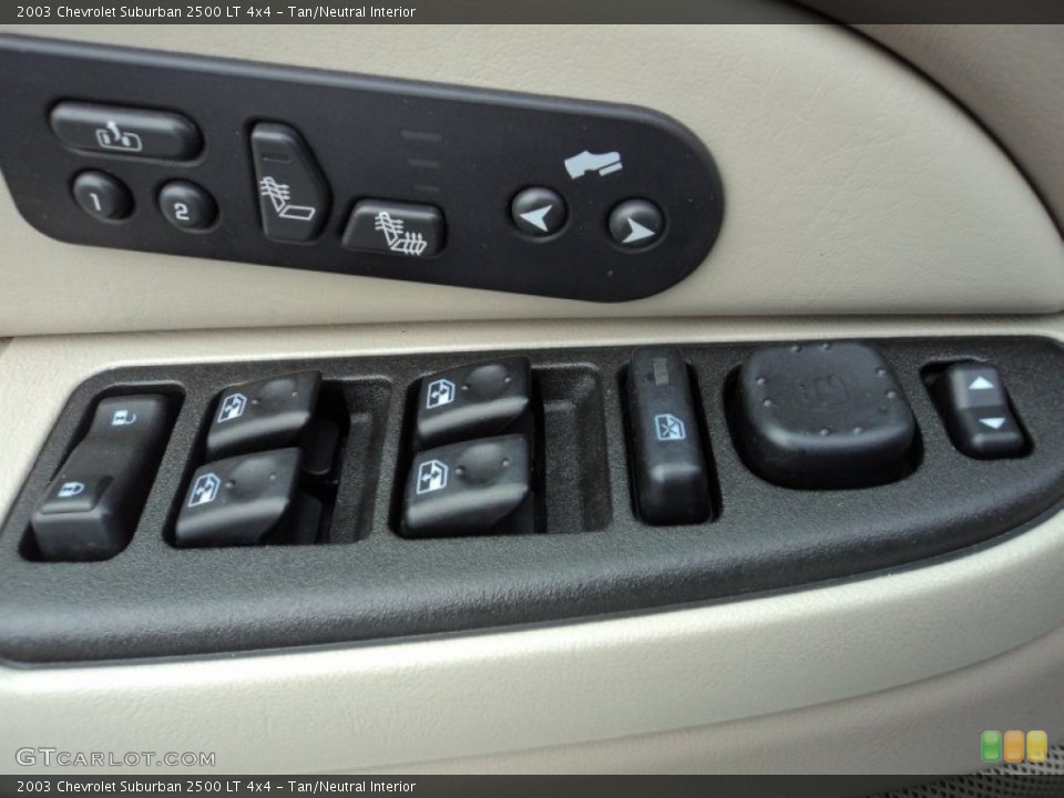 Tan/Neutral Interior Controls for the 2003 Chevrolet Suburban 2500 LT 4x4 #71610975