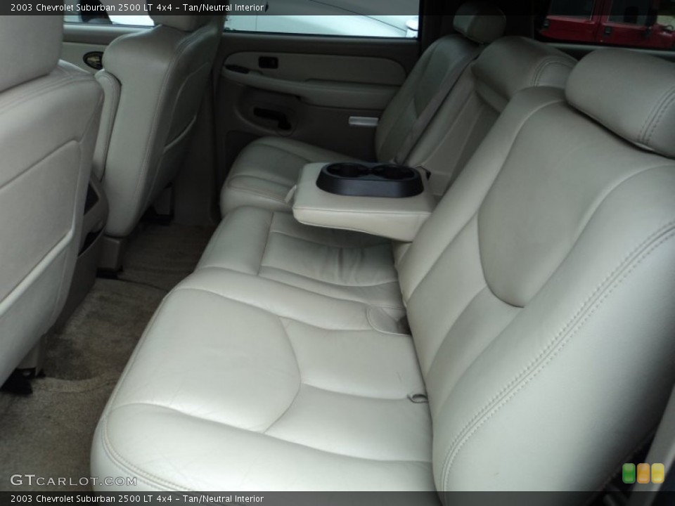 Tan/Neutral Interior Rear Seat for the 2003 Chevrolet Suburban 2500 LT 4x4 #71611029