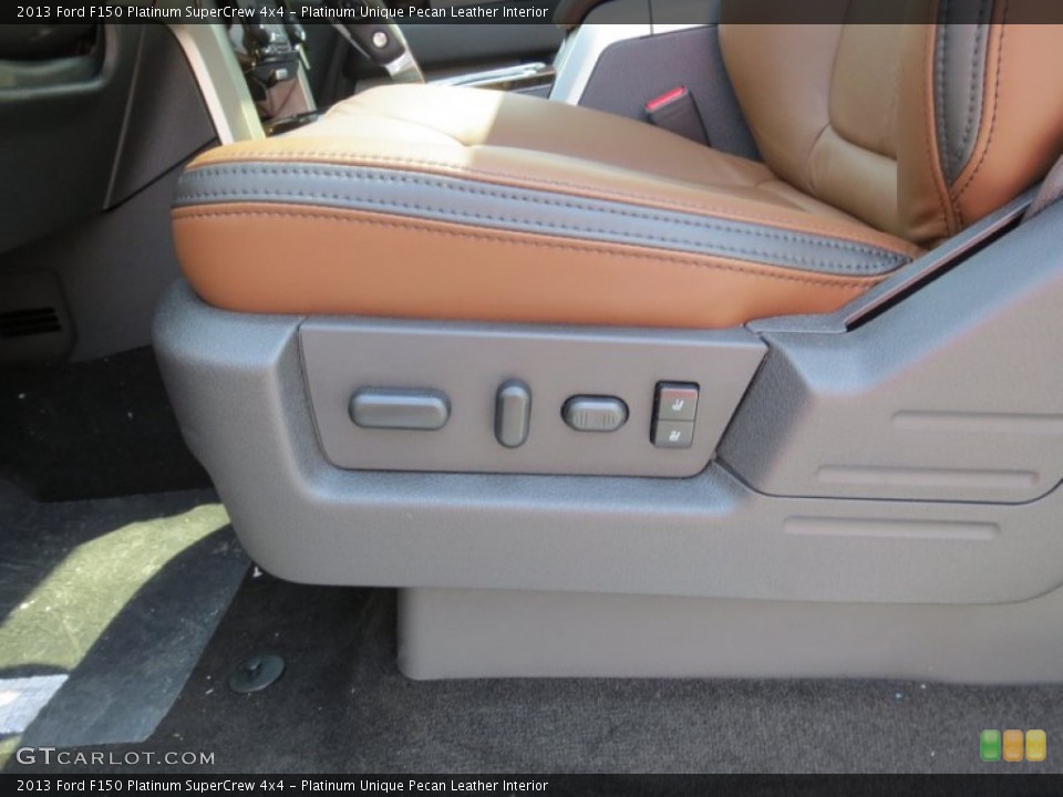 Platinum Unique Pecan Leather Interior Controls for the 2013 Ford F150 Platinum SuperCrew 4x4 #71611335