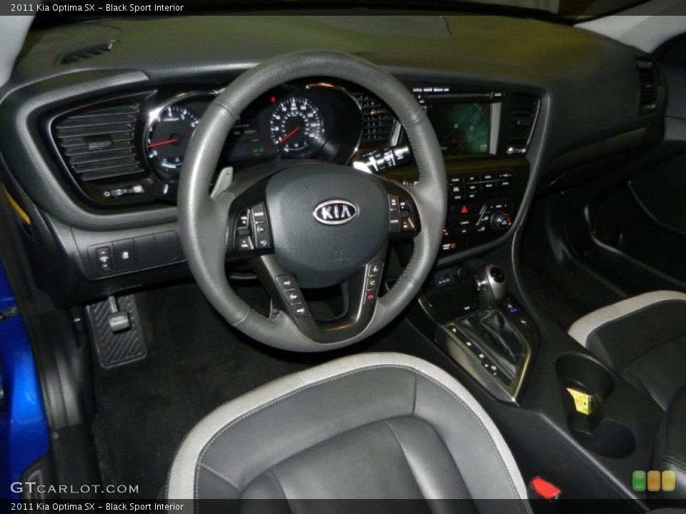 Black Sport Interior Photo for the 2011 Kia Optima SX #71611347