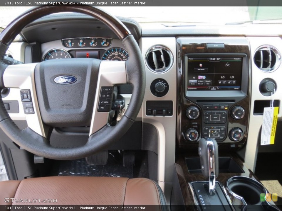 Platinum Unique Pecan Leather Interior Dashboard for the 2013 Ford F150 Platinum SuperCrew 4x4 #71611353