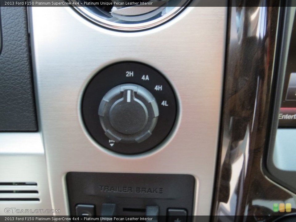 Platinum Unique Pecan Leather Interior Controls for the 2013 Ford F150 Platinum SuperCrew 4x4 #71611395