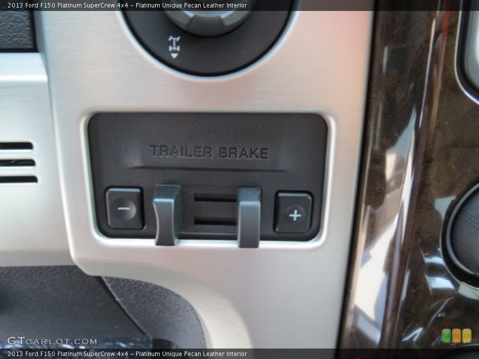 Platinum Unique Pecan Leather Interior Controls for the 2013 Ford F150 Platinum SuperCrew 4x4 #71611404