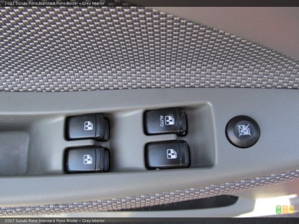 Grey Interior Controls for the 2007 Suzuki Reno  #71613279