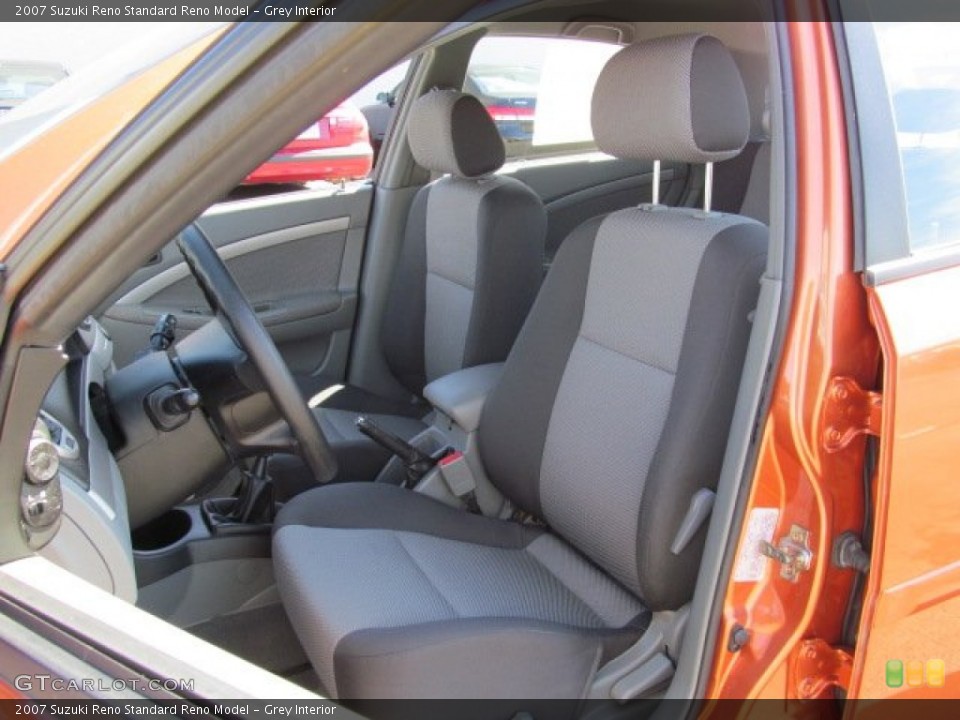 Grey Interior Front Seat for the 2007 Suzuki Reno  #71613297