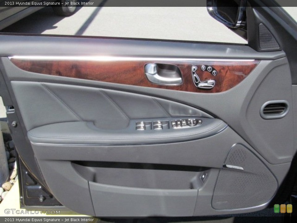 Jet Black Interior Door Panel for the 2013 Hyundai Equus Signature #71616189
