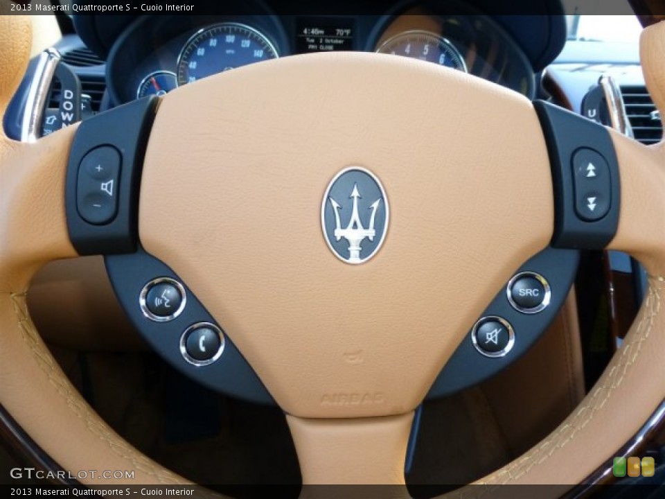 Cuoio Interior Steering Wheel for the 2013 Maserati Quattroporte S #71618958