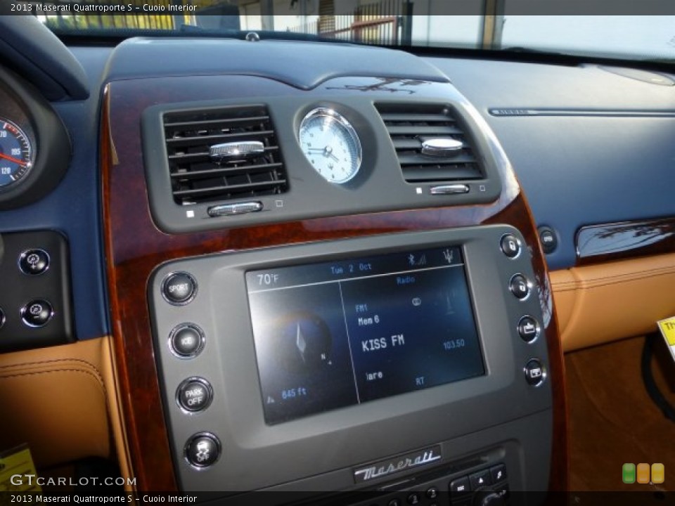 Cuoio Interior Controls for the 2013 Maserati Quattroporte S #71618985
