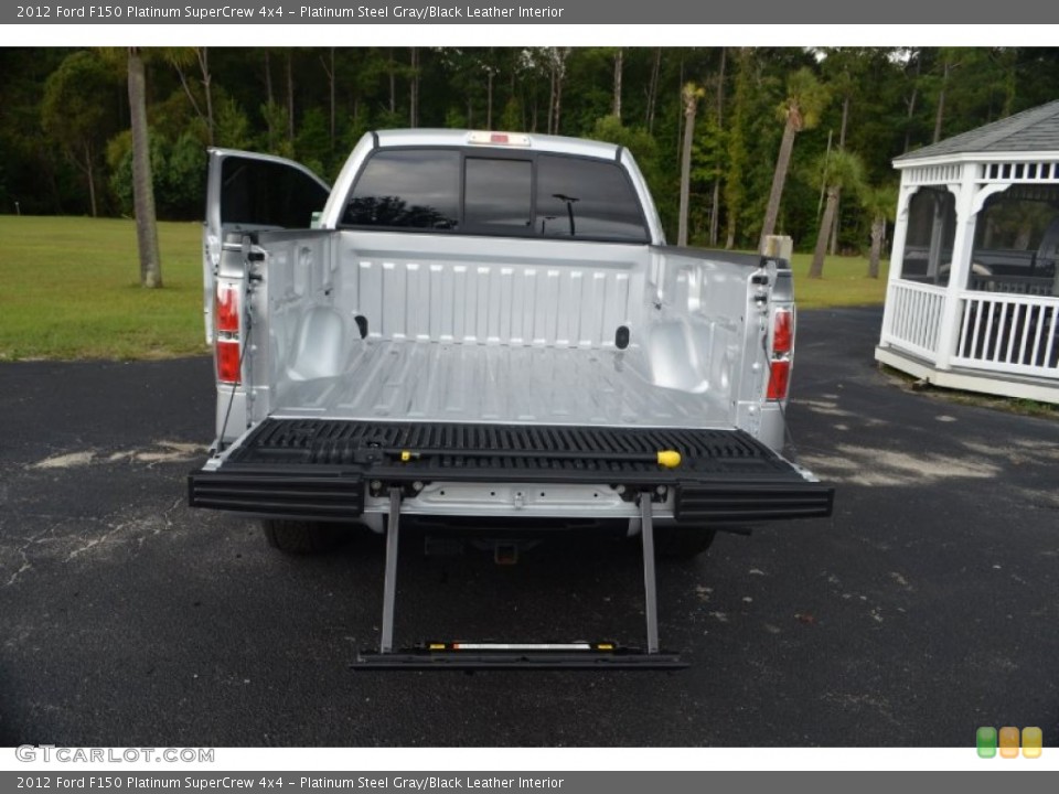 Platinum Steel Gray/Black Leather Interior Trunk for the 2012 Ford F150 Platinum SuperCrew 4x4 #71619582