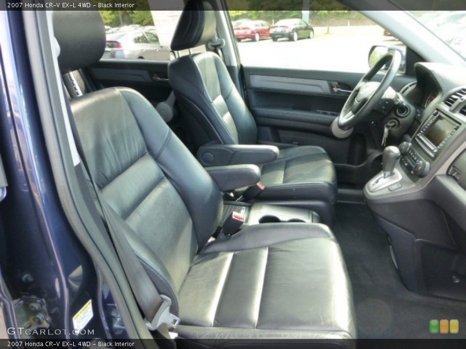 Black Interior Photo for the 2007 Honda CR-V EX-L 4WD #71620783