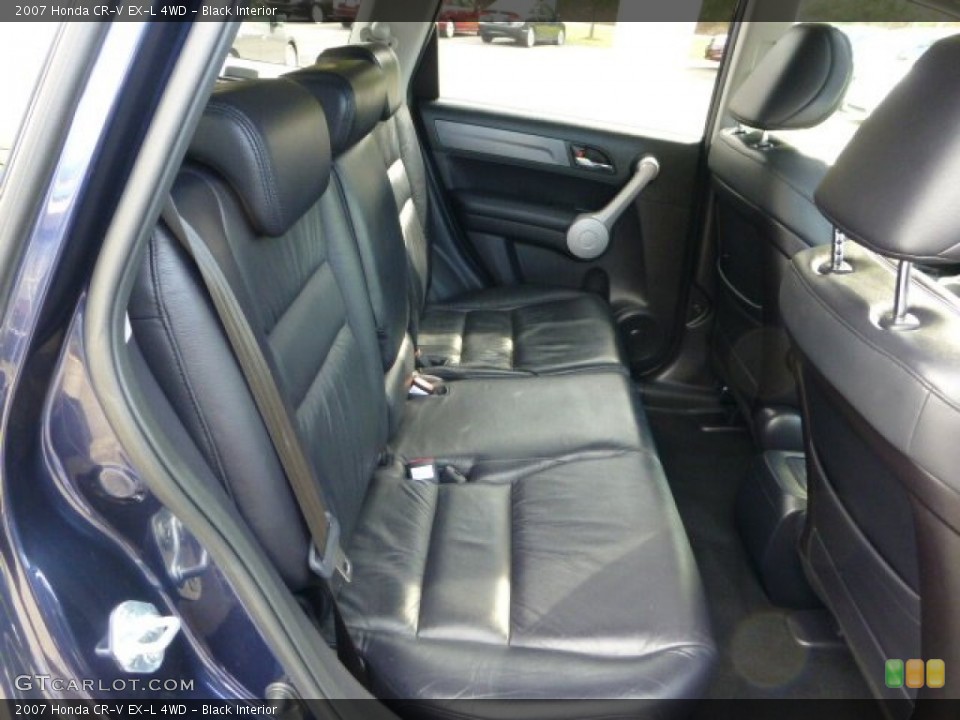 Black Interior Photo for the 2007 Honda CR-V EX-L 4WD #71620796