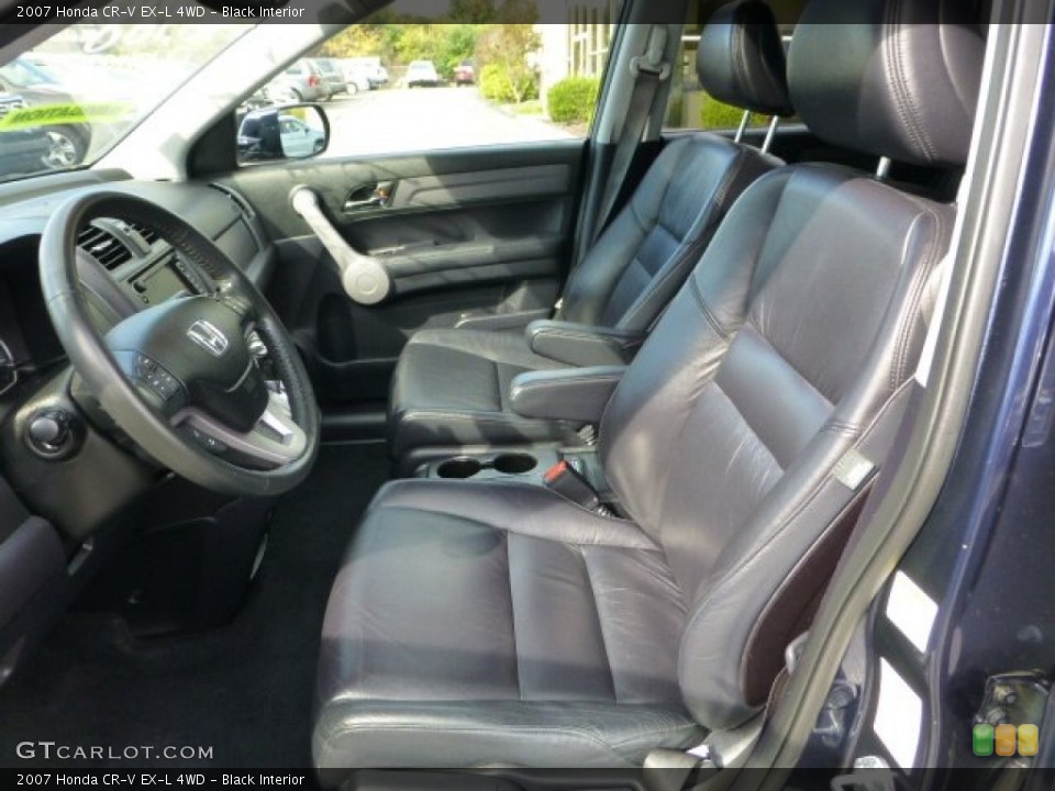 Black Interior Photo for the 2007 Honda CR-V EX-L 4WD #71620801