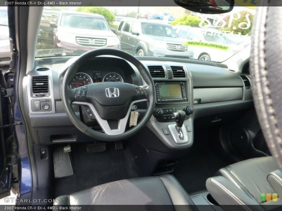 Black Interior Prime Interior for the 2007 Honda CR-V EX-L 4WD #71620811