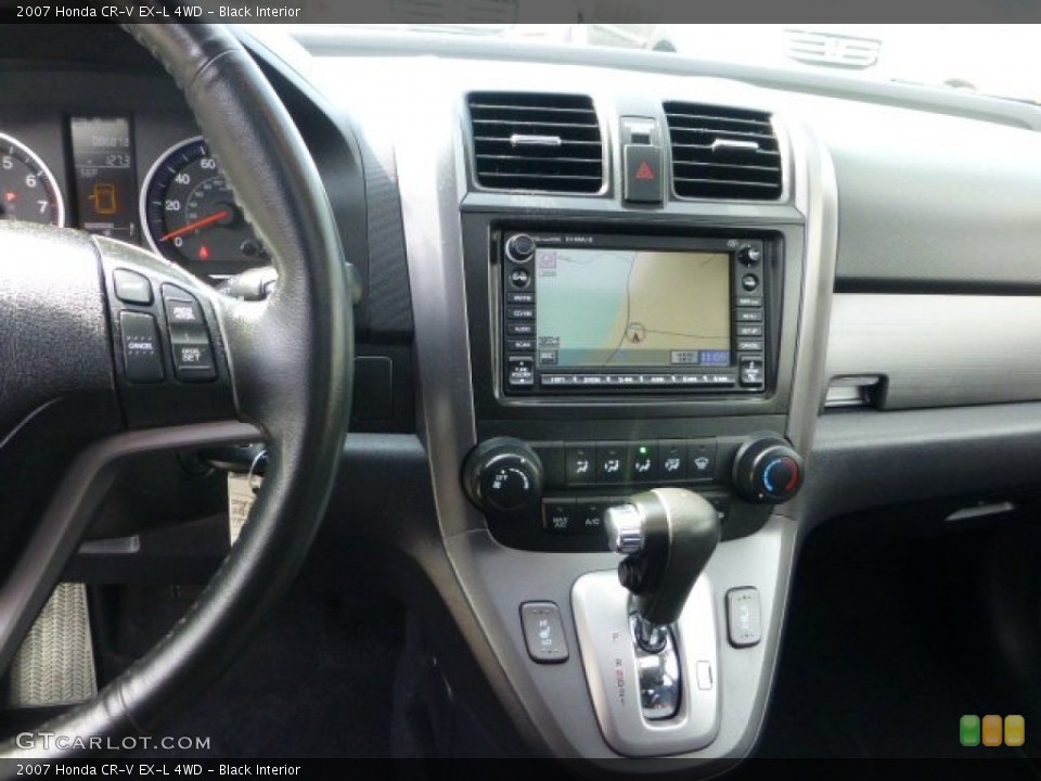 Black Interior Controls for the 2007 Honda CR-V EX-L 4WD #71620856
