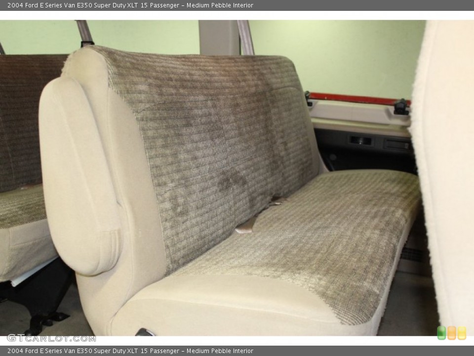 Medium Pebble Interior Rear Seat for the 2004 Ford E Series Van E350 Super Duty XLT 15 Passenger #71621737