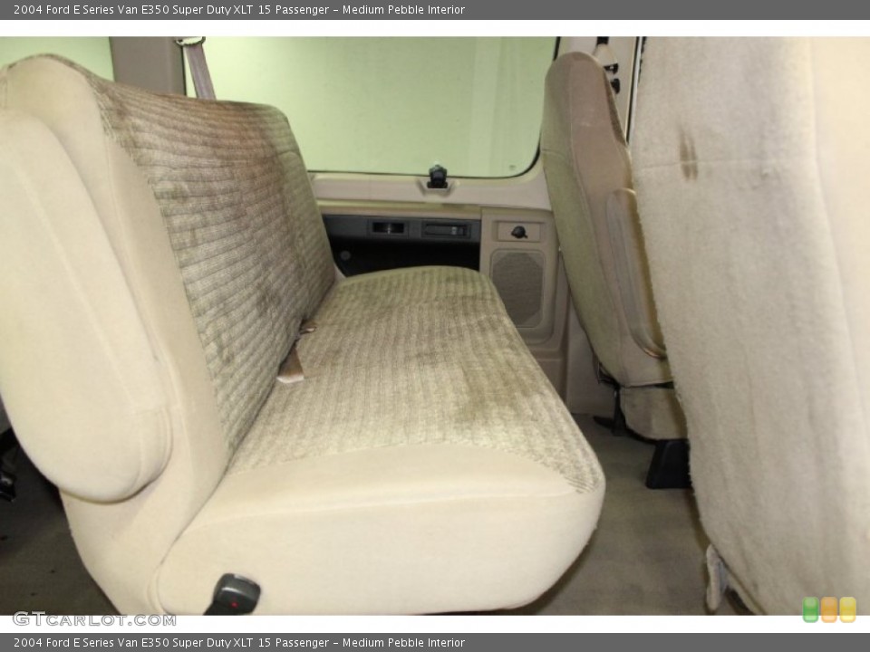 Medium Pebble Interior Rear Seat for the 2004 Ford E Series Van E350 Super Duty XLT 15 Passenger #71621743