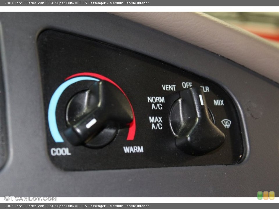 Medium Pebble Interior Controls for the 2004 Ford E Series Van E350 Super Duty XLT 15 Passenger #71621896