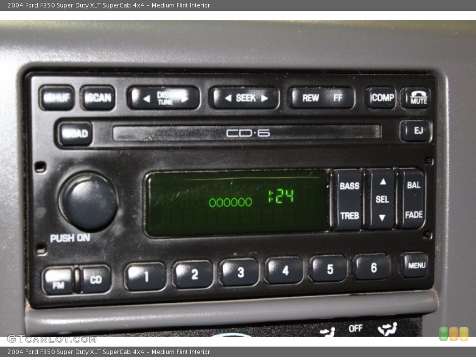 Medium Flint Interior Audio System for the 2004 Ford F350 Super Duty XLT SuperCab 4x4 #71623018