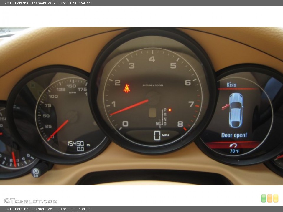 Luxor Beige Interior Gauges for the 2011 Porsche Panamera V6 #71623736