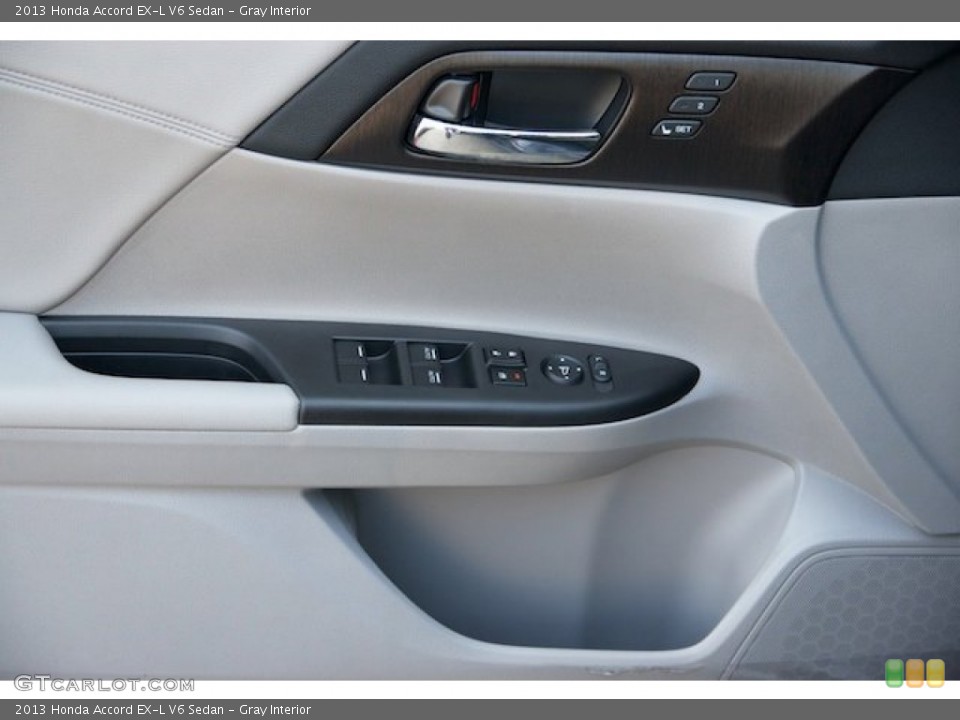 Gray Interior Controls for the 2013 Honda Accord EX-L V6 Sedan #71628955