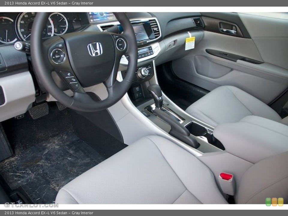 Gray Interior Prime Interior for the 2013 Honda Accord EX-L V6 Sedan #71628967