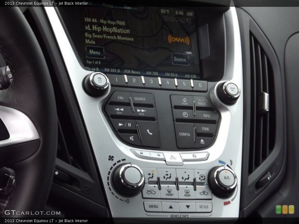 Jet Black Interior Controls for the 2013 Chevrolet Equinox LT #71634568