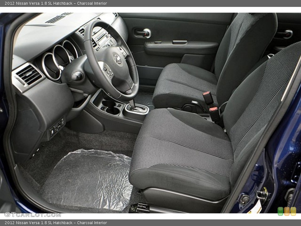 Charcoal Interior Prime Interior for the 2012 Nissan Versa 1.8 SL Hatchback #71634811